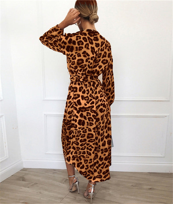 Leopard Dress-Dresses-WoahhNelly-Brown-L-WoahhNelly
