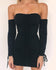 Off-Shoulder Bandage Dress-Dresses-WoahhNelly-Black-L-WoahhNelly
